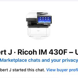 Ricoh IM 430F commercial painter
