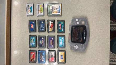 Nintendo Game Boy Advance Bundle – Console + Games + Nickelodeon Video Cartridges