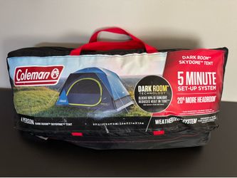Coleman 4 Person Dark Room Skydome Tent