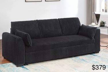 Corduroy sofa bed