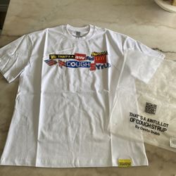 Desto Dubb "That’s A Awful Lot Of Cough Syrup" Logo T-Shirt - White