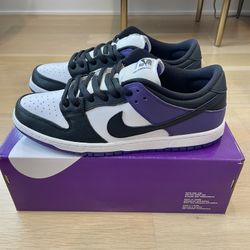 Nike SB Dunk Low Court Purple Size 11 New