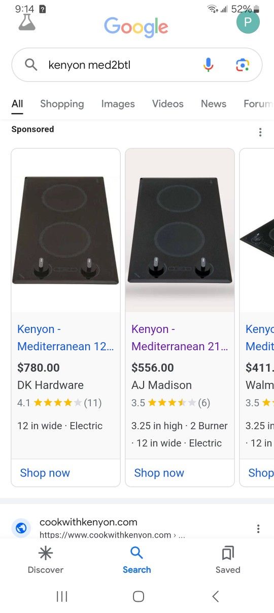 Kenyon Glass Top Oven