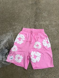 Denim Tears Cotton Wreath Shorts Pink