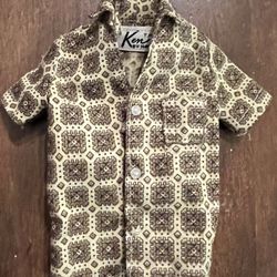 Vintage 1962 Ken Doll Green Sport Shirt Pak- Mattel original- excellent condition. 