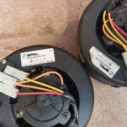 Blower Motors Spal 12V Set Of 2