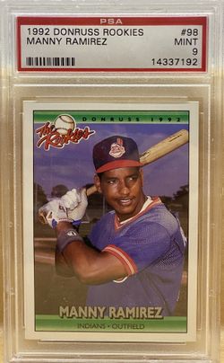 Manny Ramirez Rookie Card PSA 9