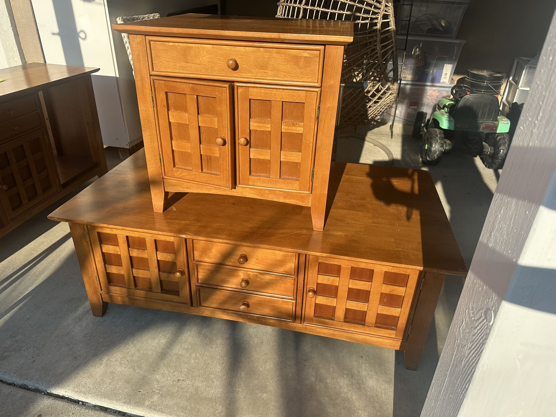Three Piece Console Set