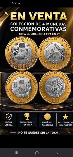 monedas del mundial