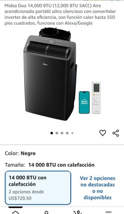 Air Acondicionado portátil Midea Duo 14,000 BTU  smart