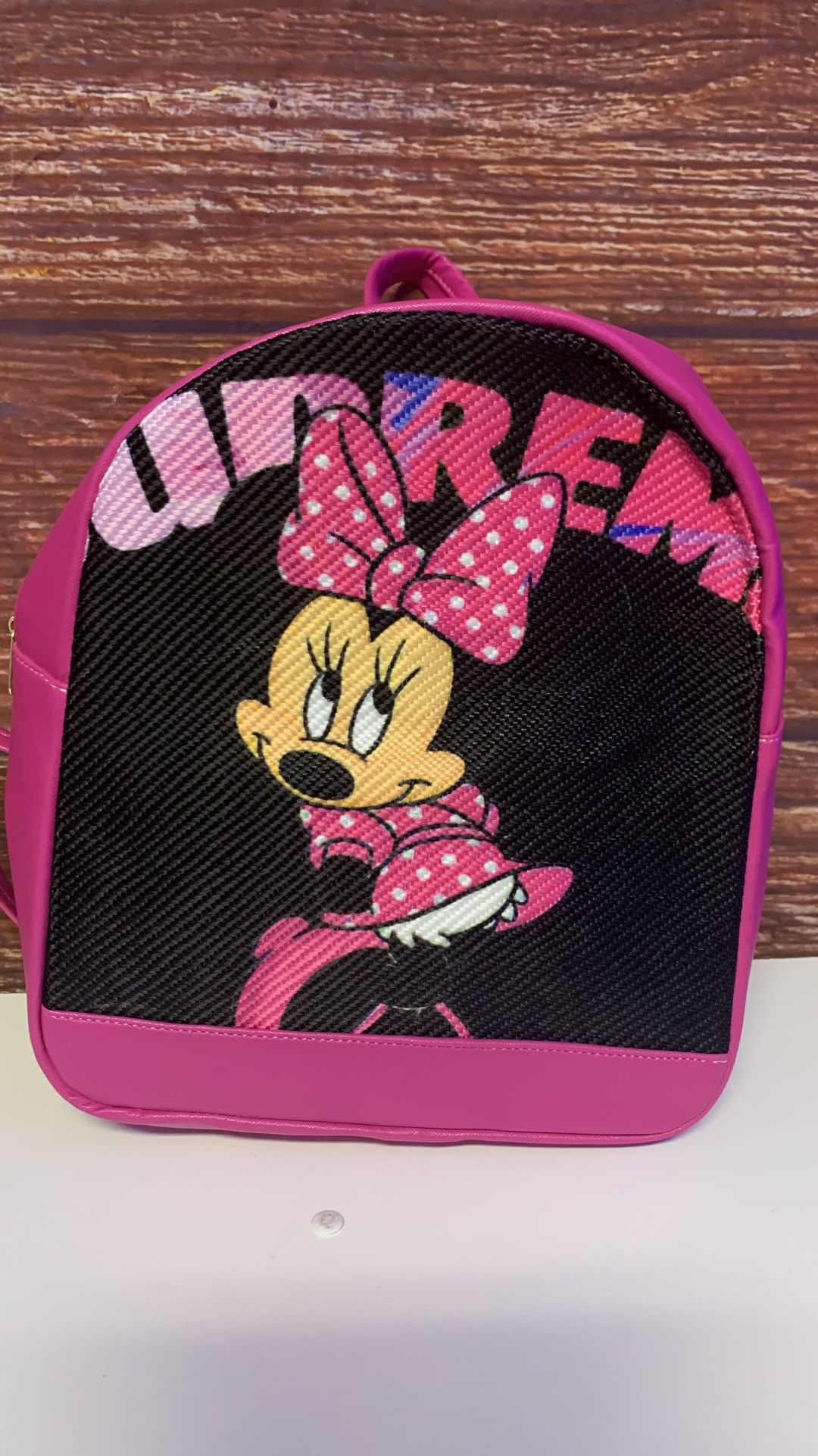 Backpack π Pink W/blk