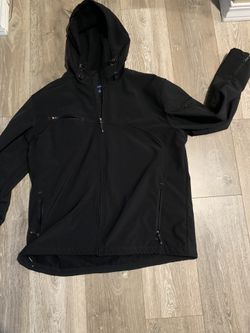 Port Authority soft shell hooded coat, XL