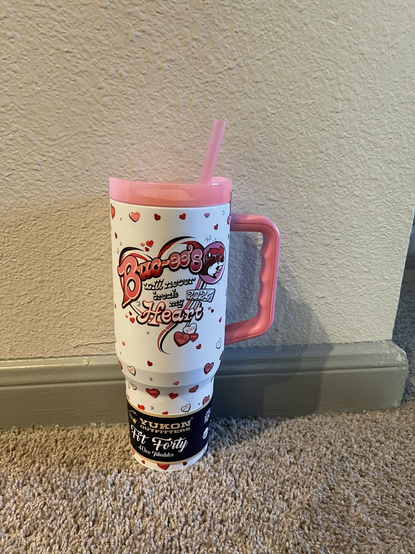 Buc-ee’s Valentines Day Cup 2024 (Straw Included )