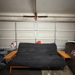 Futon Couch with bed mattress 