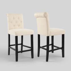 (NEW) 4 Burlison 23.5" Counter Stools (Set of 2)