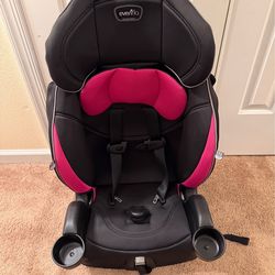 Evenflo Chase LX Harnessed Booster Car Seat (contact info removed)4 (Pink)