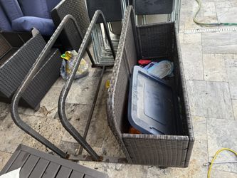 Pool float and accessory holder Espresso wicker