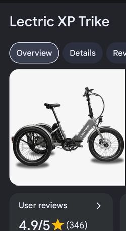 Lectric XP Electric Trike – Like New – Only 6 Miles!