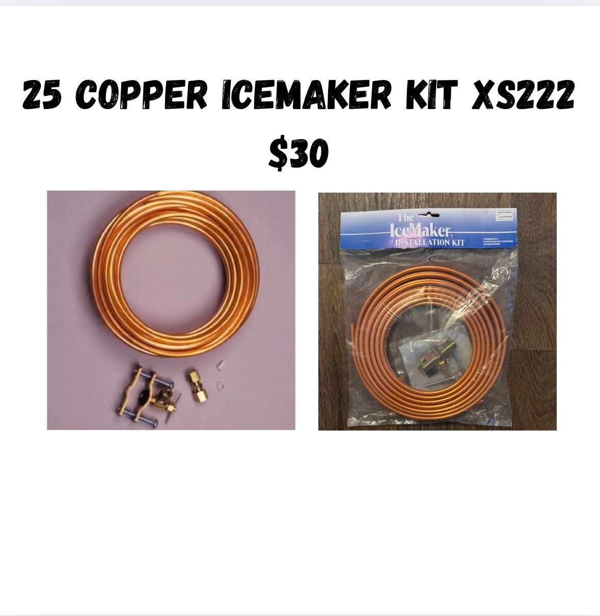 25  Copper Ice Maker Kit