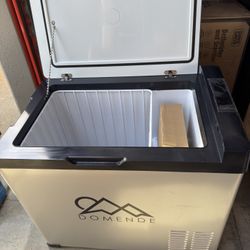 Domende 12 Volt Portable Refrigerator 54 Quart Car Fridge with Compressor -4 F to 68 F Vehicle Car Truck RV Electric Cooler Fre