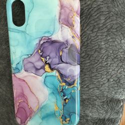 I Phone XS Case Blue Color 