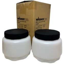 Wagner 2-Pack 48 Oz Paint Cup and Lid Set 0520012  - New