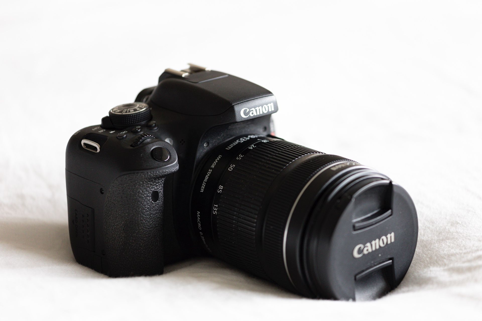 Canon EOS Rebel T6i Body + EFS 18-135 mm F/2.8L lens