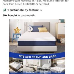 Brand New - molblly 6 inch twin mattress