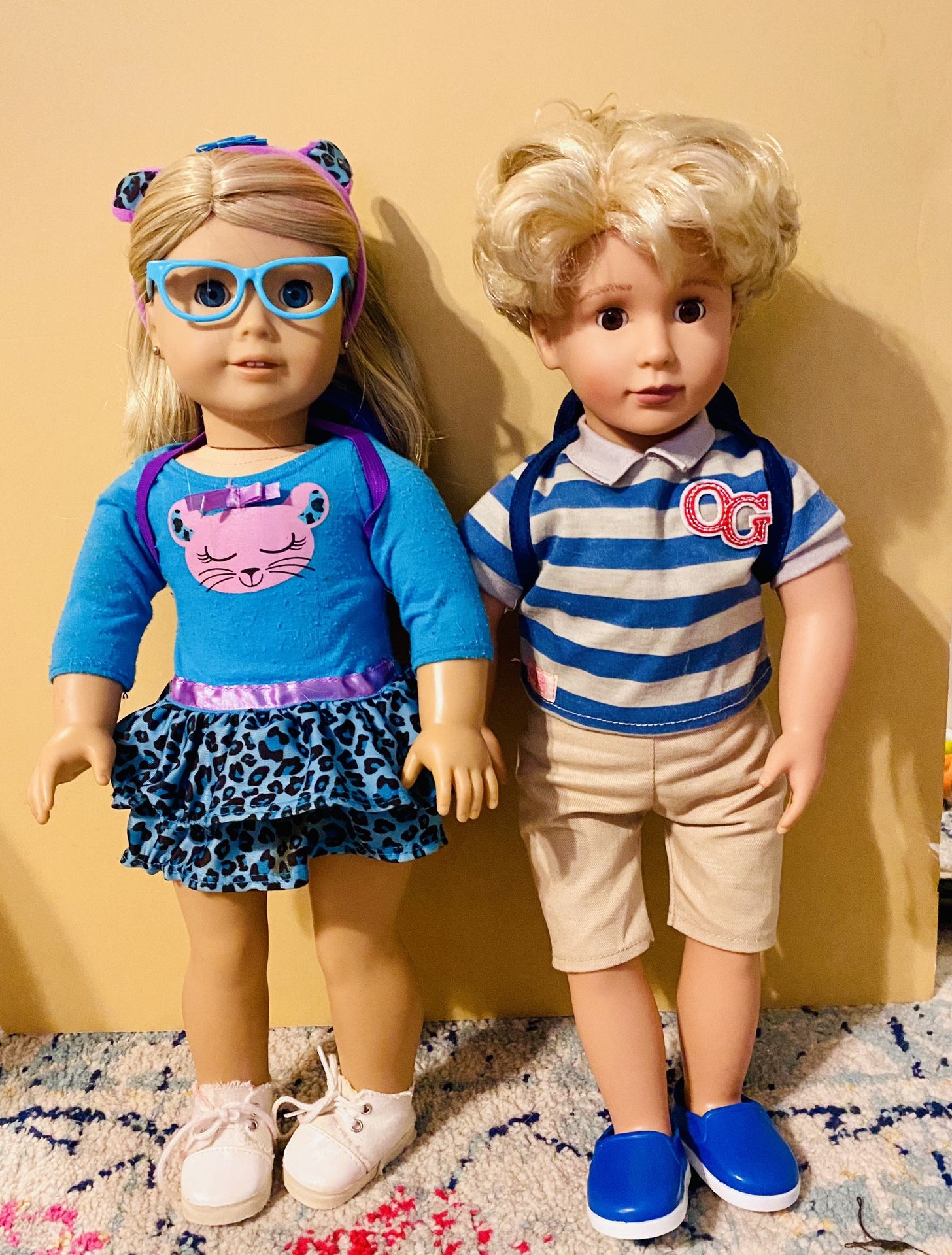 Kit American Girl Doll And Her New Brother 