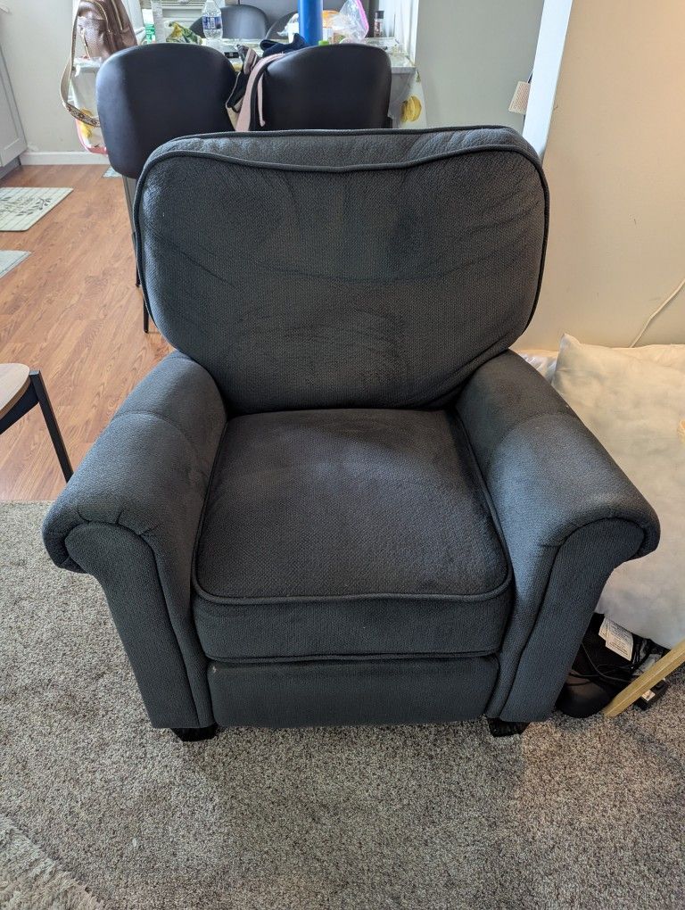 Dark Grey Recliner