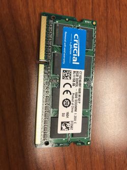 Crucial 8GB DDR3L 1600 SODIMM Memory module