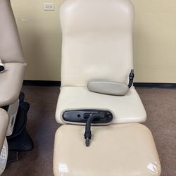 Two Midmark 647-004 podiatry chair medical chair