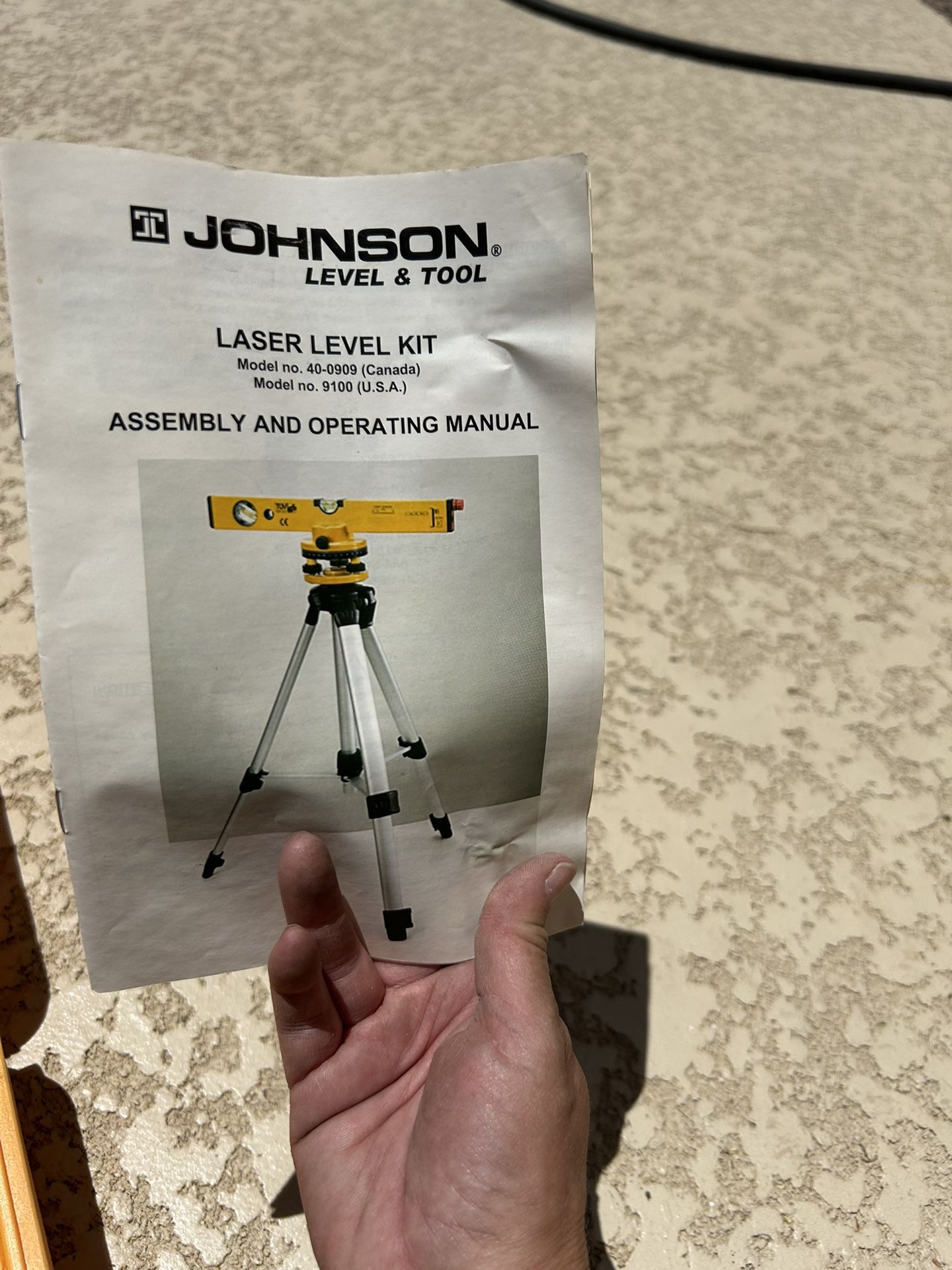 Johnson Laser Level Kit - Model 9100