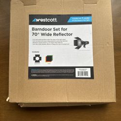 Westcott Barndoor Reflector Set, photograph equipment, lighting equipment westcott lighting 
