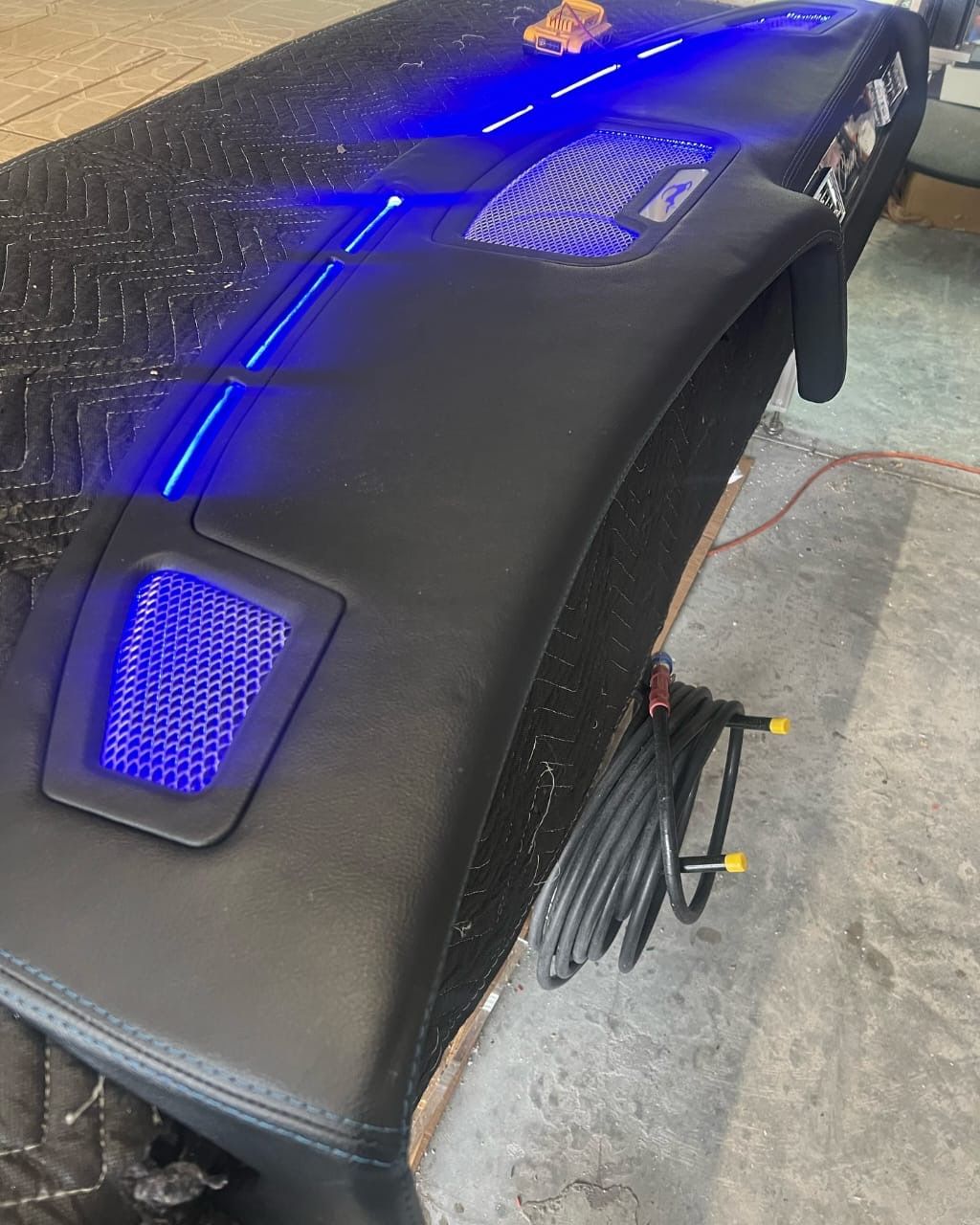 Custom Rebuilt Dash, Kick Panels And Center Console
