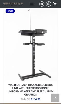 Warrior Rack Tray and Lock Box Unit