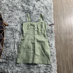 Green Flower Dress