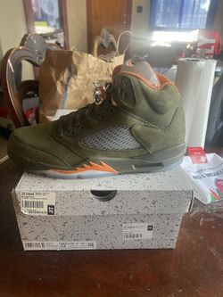 Air Jordan Retro 5 Olive Green 2024