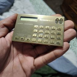 Vintage NEWSWEEK GOLD CALCULATOR 