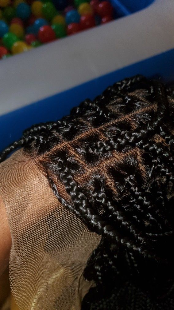 Poshglad TAIL BONE LENGTH Braided Wig ASAP!!!