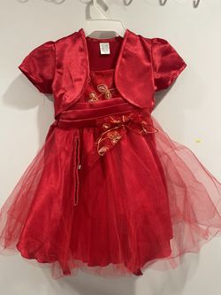 Red New Dress Size 4t