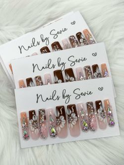 Nails by Sevie $15 ea Set Application Kit Included