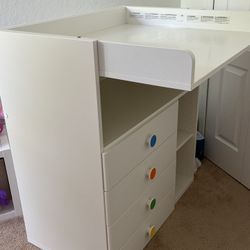 dresser with changing table