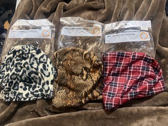 Set of 3 Multi-Use Neck Gaiters | Leopard, Snakeskin & Plaid