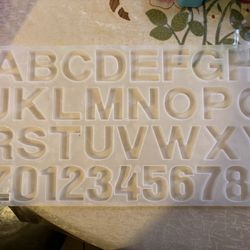 Alphabet Mold 