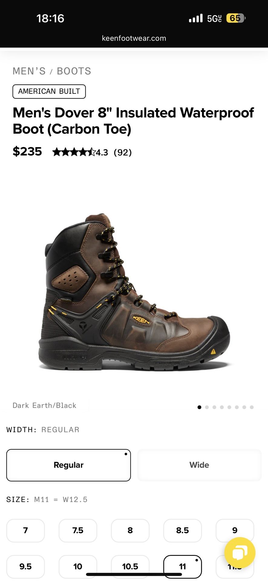Keen Waterproof/carbon Fiber Toe Boots
