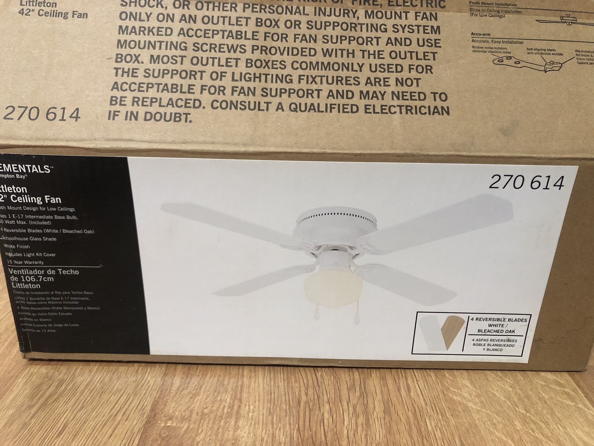 Brand new ceiling fan