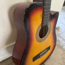 Crescent Acoustic Guitar