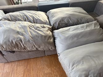 5 LOVESAC couch pillows