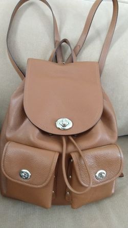 Leather Coach Backpack